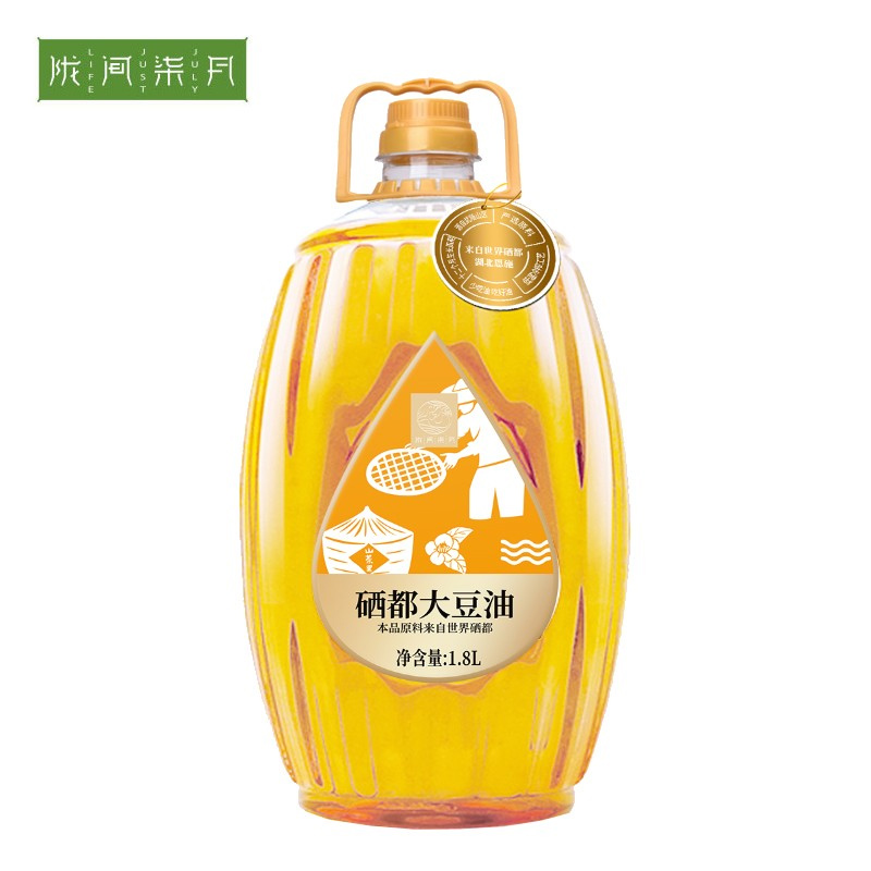 陇间柒月 硒都大豆油1.8L（单位：桶）
