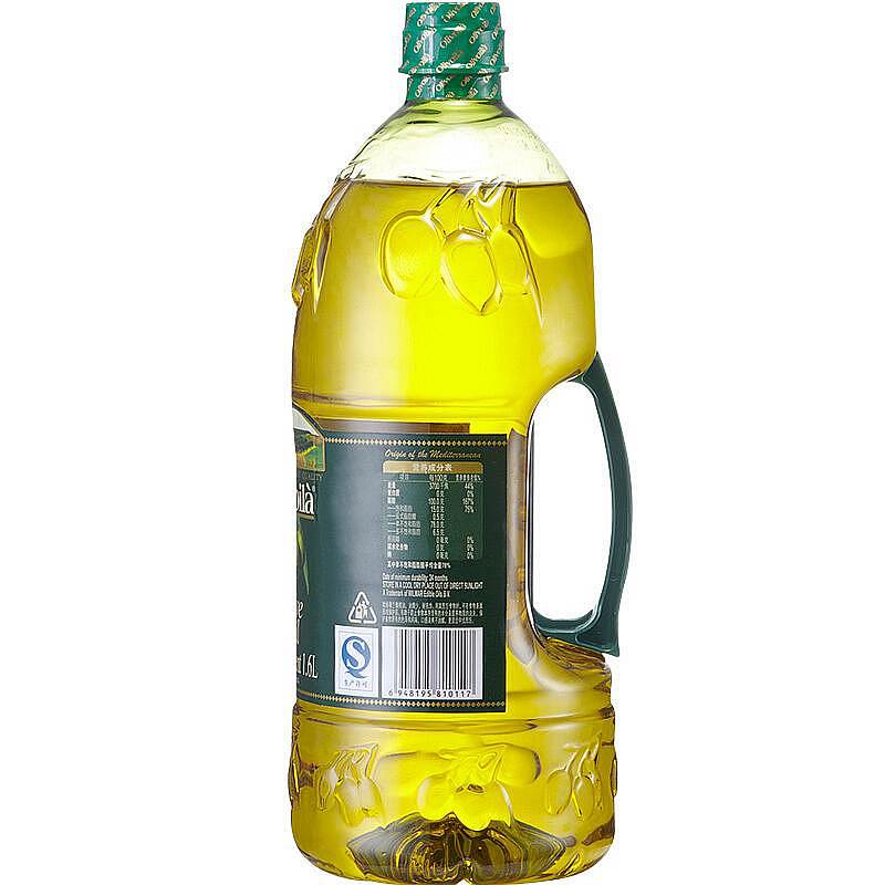 欧丽薇兰 Olivoilà 压榨 纯正橄榄油1.6L（单位：桶）