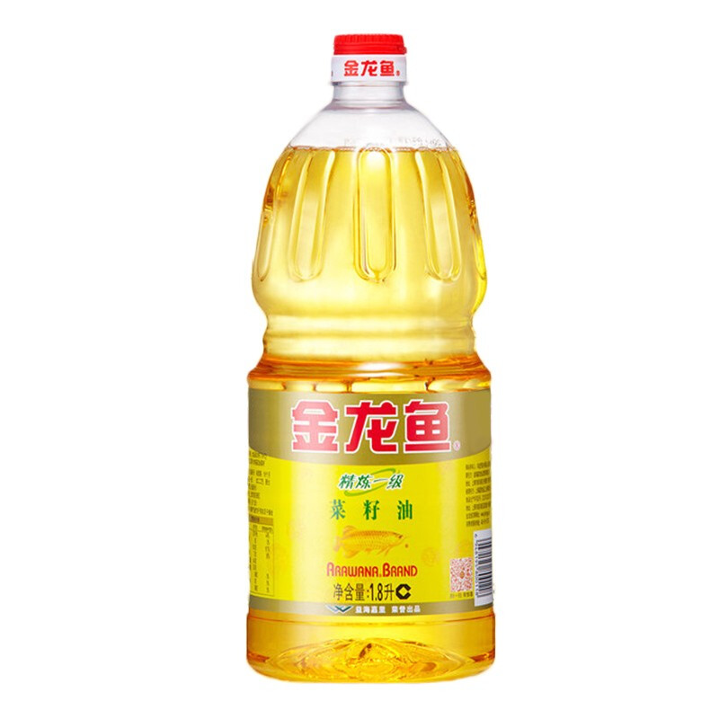 金龙鱼纯菜籽油1.8L(桶)