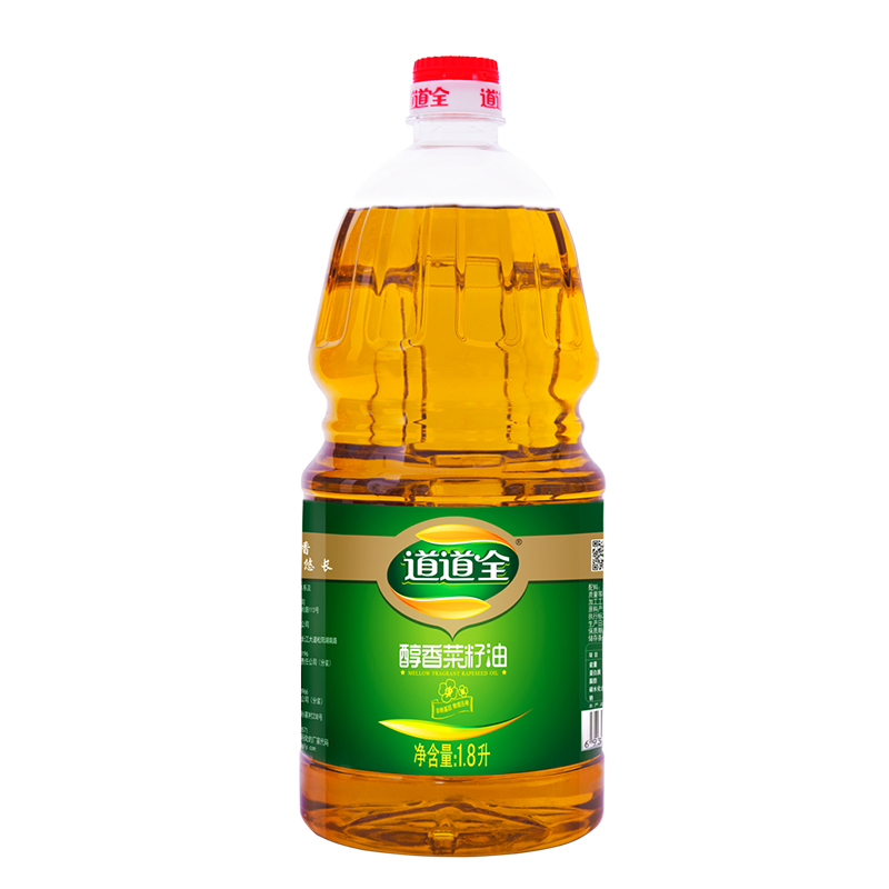 道道全醇香菜籽油1.8L(单位：瓶）