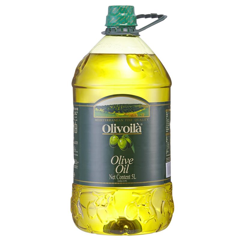 欧丽薇兰（Olivoilà）压榨纯正橄榄油5L（单位：桶）