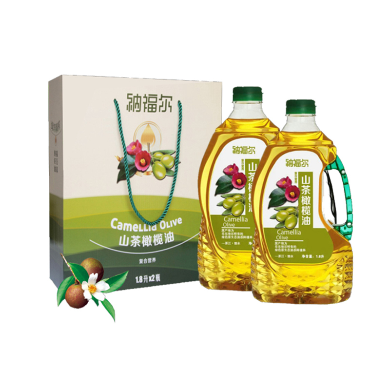 纳福尔山茶橄榄油礼盒1800ml*2(盒)