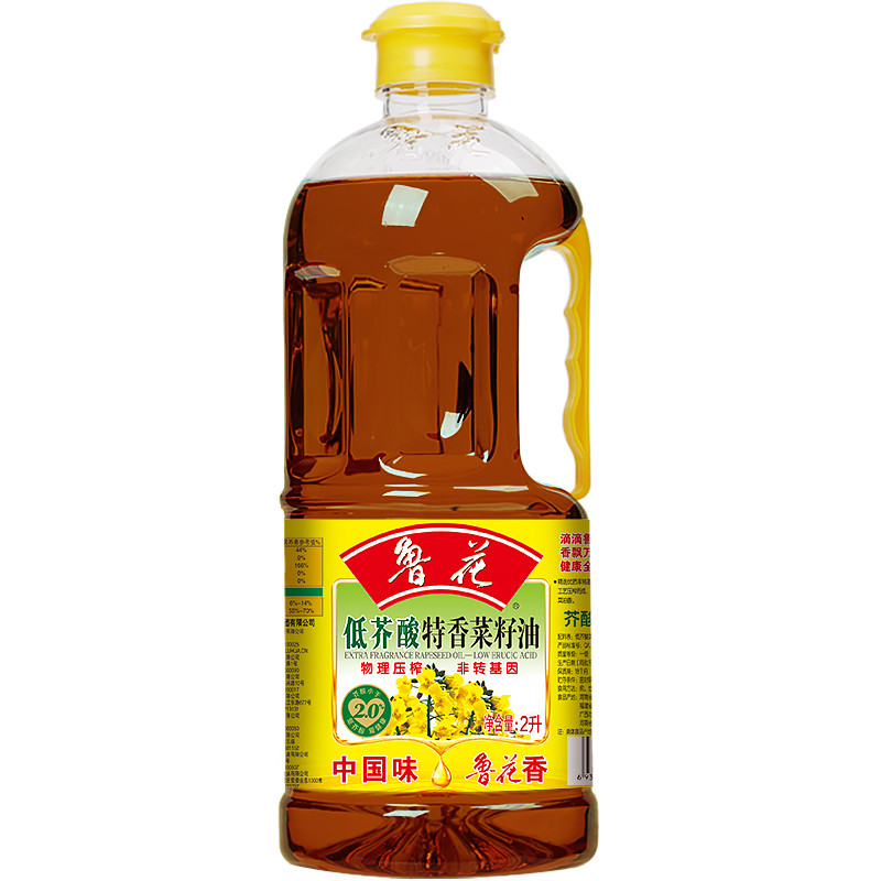 鲁花非转基因低芥酸特香菜籽油2L(单位：瓶)