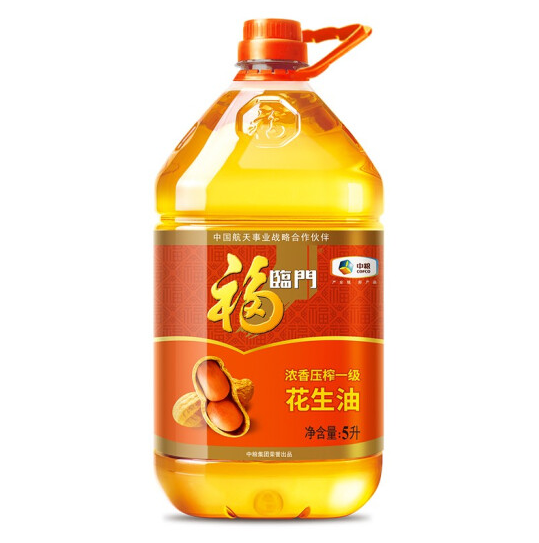 中粮福临门浓香压榨一级花生油5L(单位：桶)