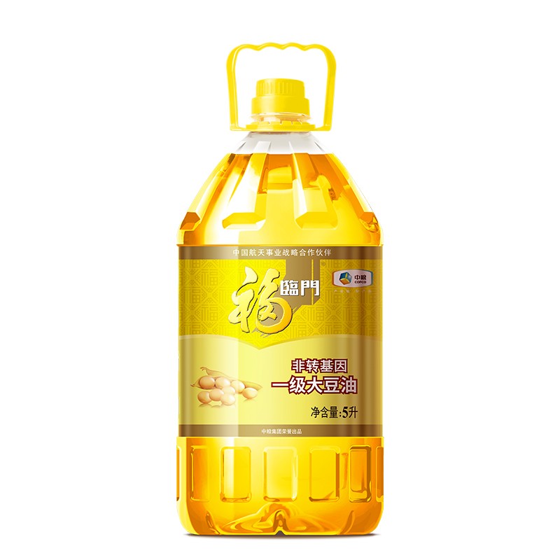 福临门非转基因一级大豆油5L(单位：桶)