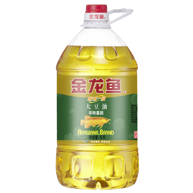 金龙鱼精炼一级大豆油5L（非转基因）（单位：桶）