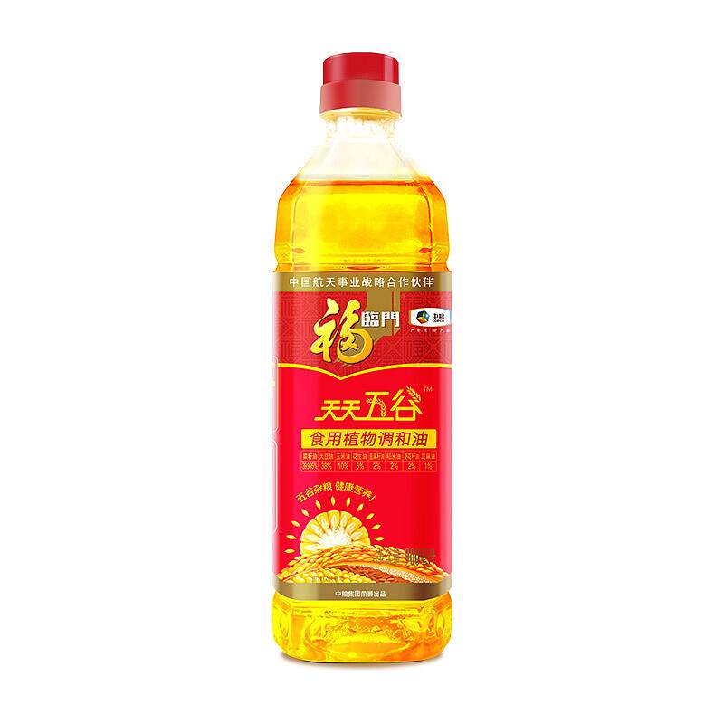 福临门天天五谷食用植物调和油900ml(瓶)