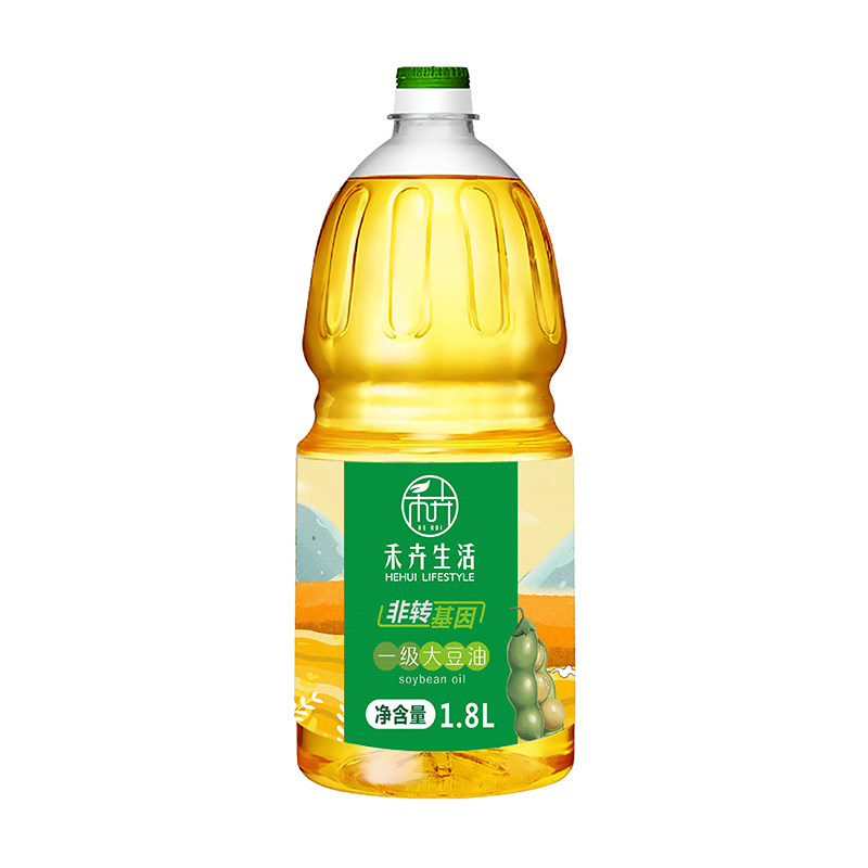 禾卉一级大豆油1.8L/瓶（瓶）