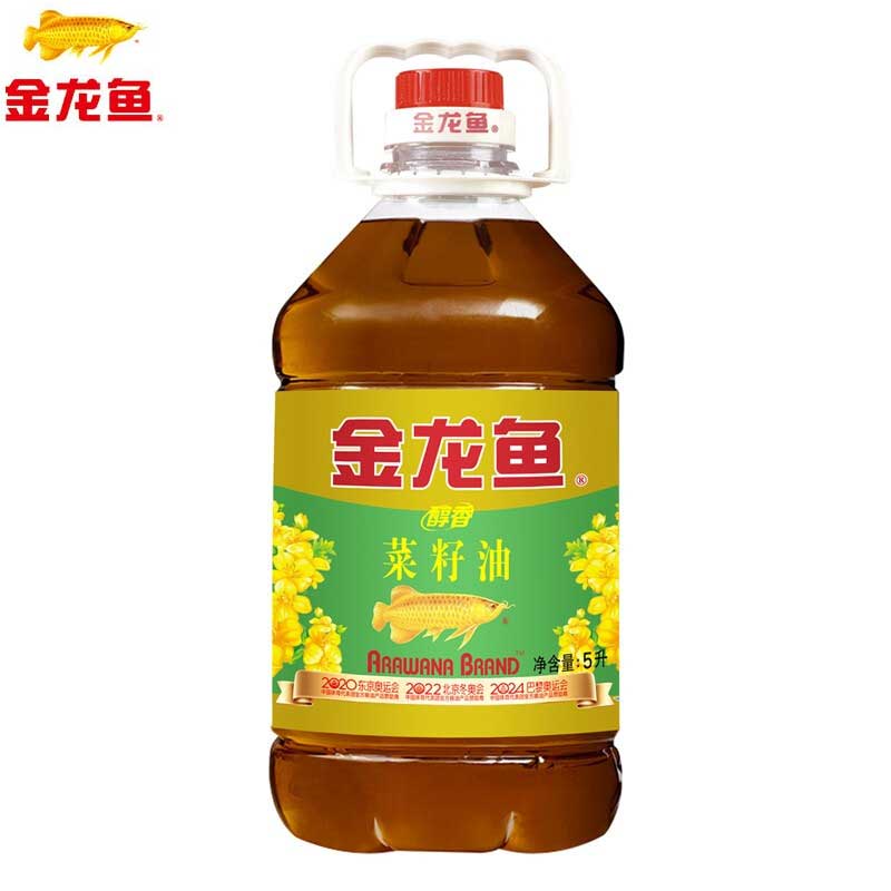 金龙鱼醇香菜籽油5L*4桶(箱)