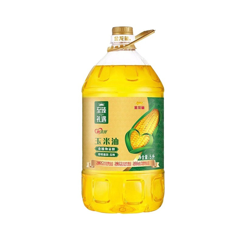 金龙鱼至臻礼遇玉米油(非转)5L(瓶)