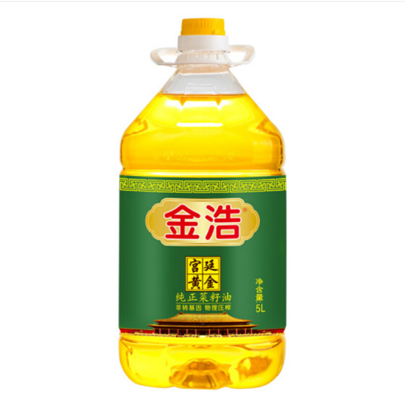 金浩一级压榨菜籽油5L(桶)