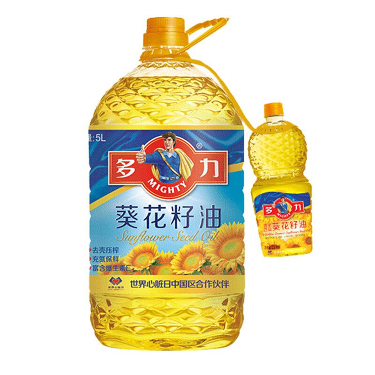 多力葵花籽油含维生素e5L+250ml（单位：桶）