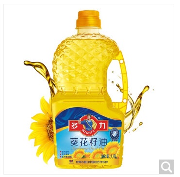 多力葵花籽油1.8L/瓶 科学压榨一级 充氮保鲜 食用油（瓶）（宁波专供）