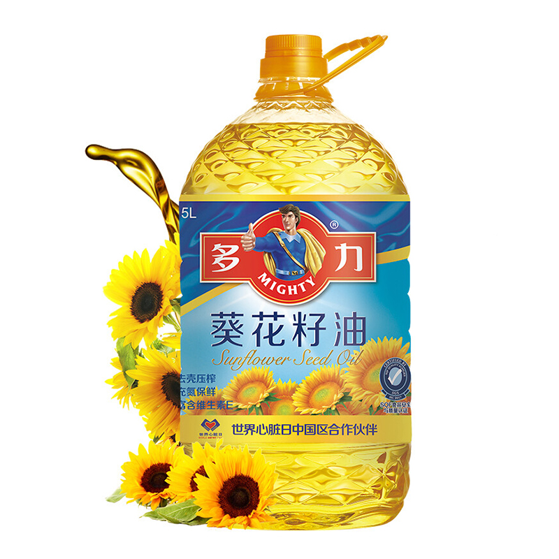 多力葵花籽油5L (瓶)