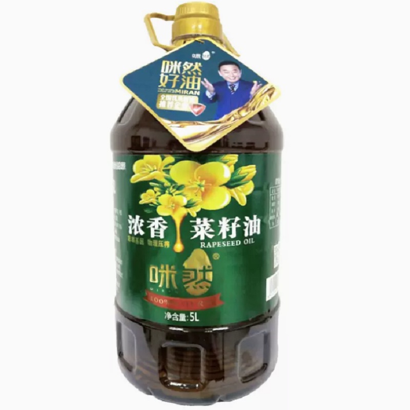 咪然 川味浓香菜籽油 5L（单位：桶）