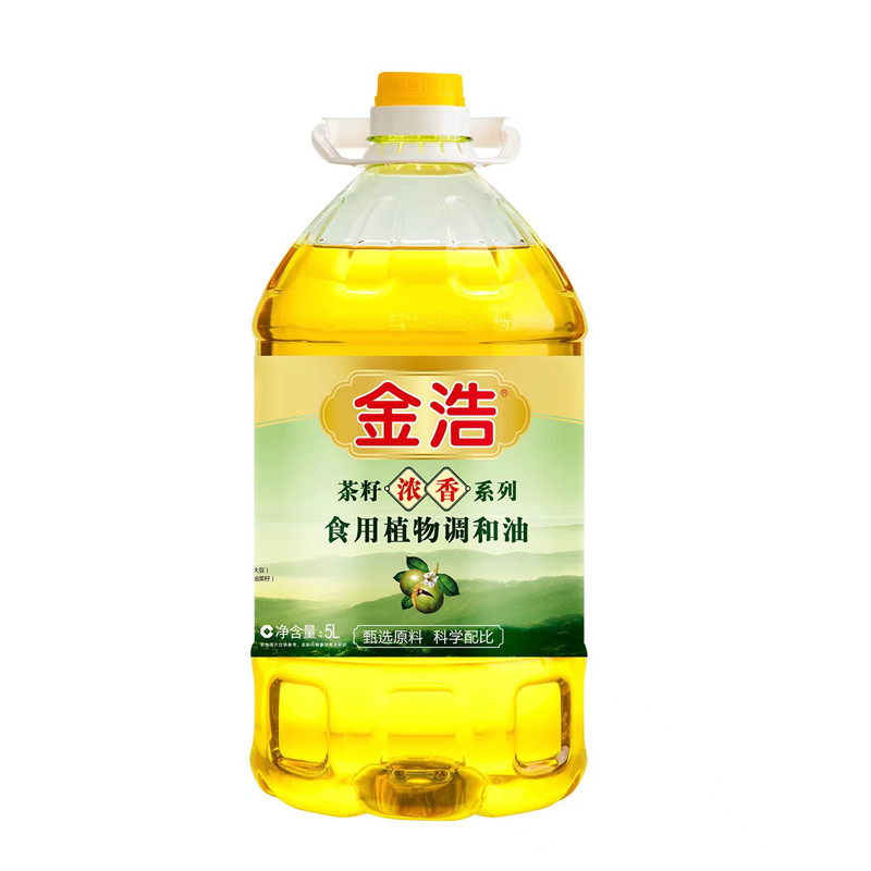 金浩（JINHAO）茶籽浓香调和油 加香型 5L（单位：桶）