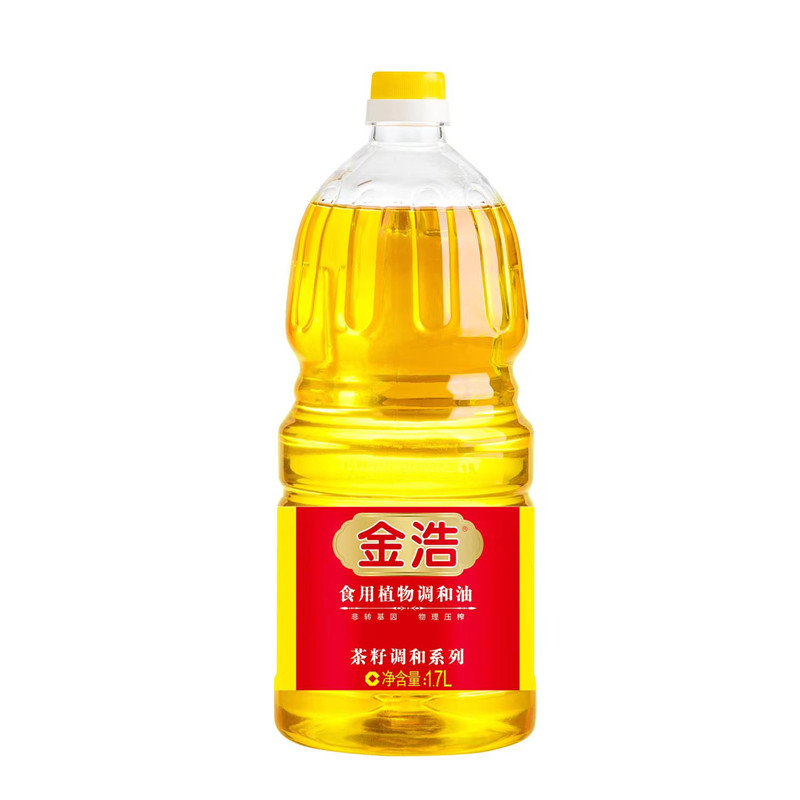 金浩（JINHAO）茶籽食用植物调和油 1.7L（单位：瓶）
