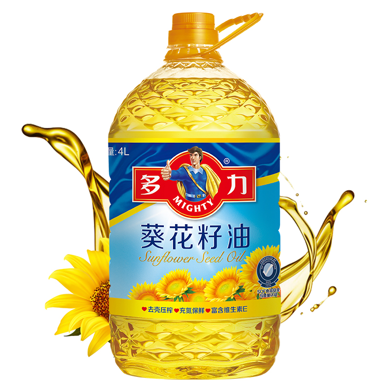 多力葵花籽油4L（桶）