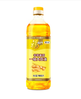 福临门900ml一级非转基因大豆油食用油（瓶）