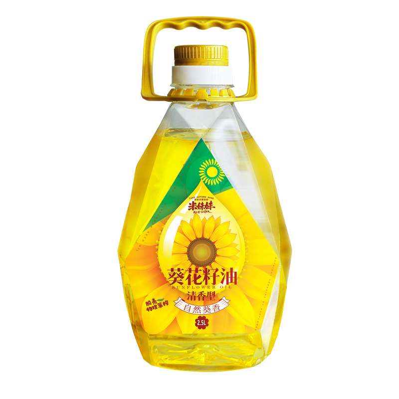 米妹妹 清香型葵花籽油食用油 2.5L HYD-02 黄色 （单位：桶）