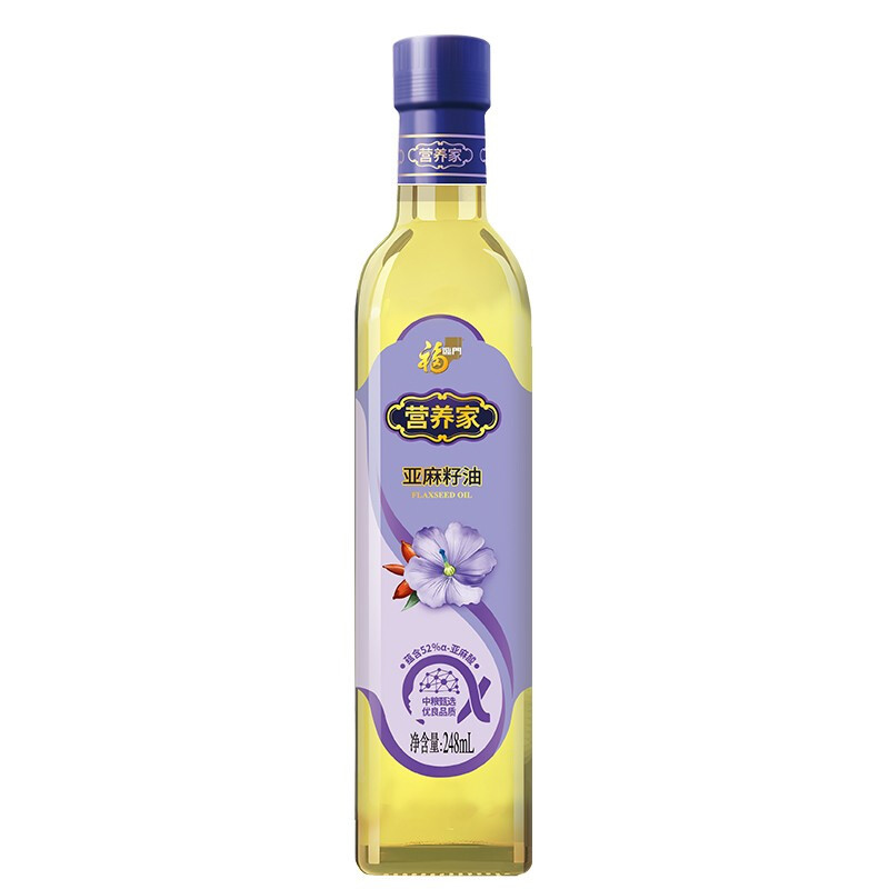 福临门亚麻籽油248ml（瓶）