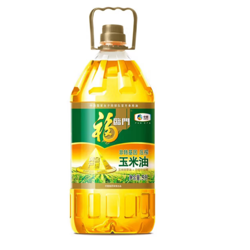 福临门5L食用油非转基因压榨玉米胚芽油5L(单位：桶)