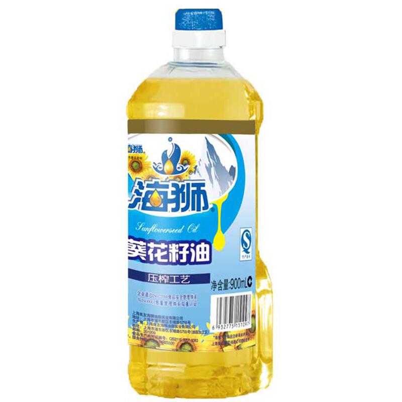 海狮 清真食用油 葵花籽油900ml 压榨工艺（单位：瓶）