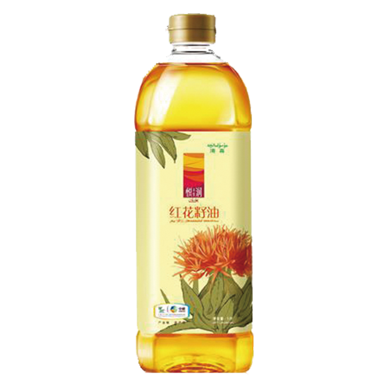 中粮悦润纯红花籽油1L（瓶）