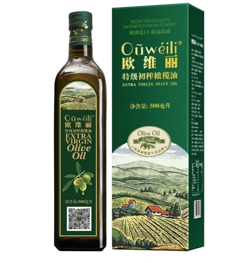 欧维丽500ml西班牙进口特级初榨橄榄油(单位：盒)