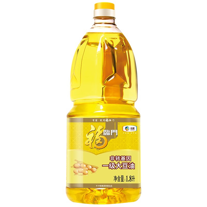 福临门大豆油食用油非转基因一级大豆油1.8L食用油炒菜植物色拉油中粮出品 (单位：桶)