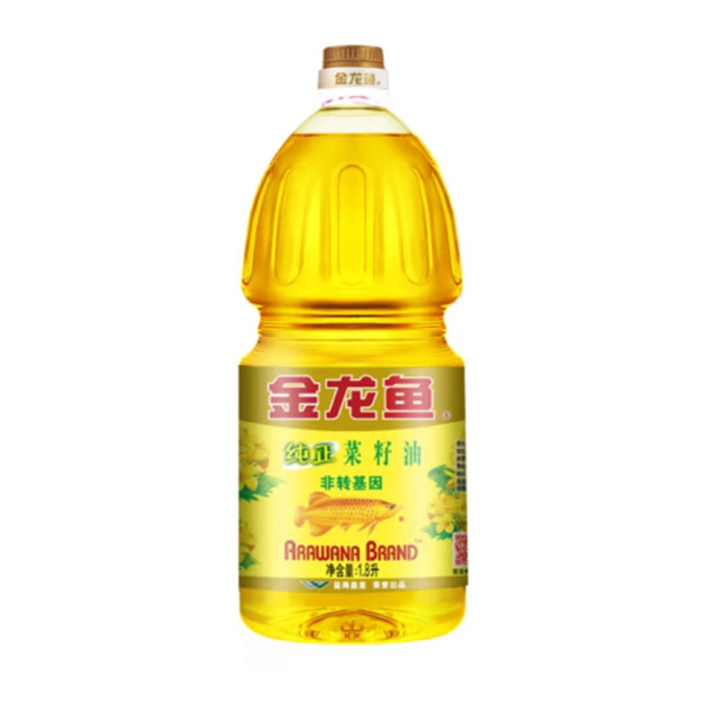金龙鱼纯正菜籽油1.8L食用油(单位：瓶)（江西专供，仅限江西发货）