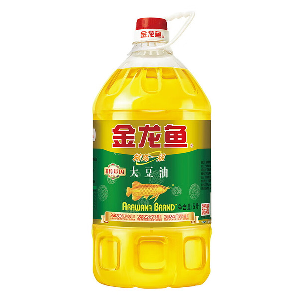 金龙鱼 精炼一级 大豆油 5L (单位: 桶)