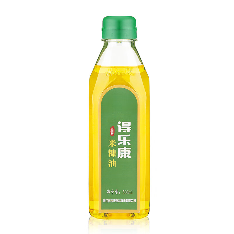 得乐康 谷黄金米糠油 500ML 食用油  (瓶)