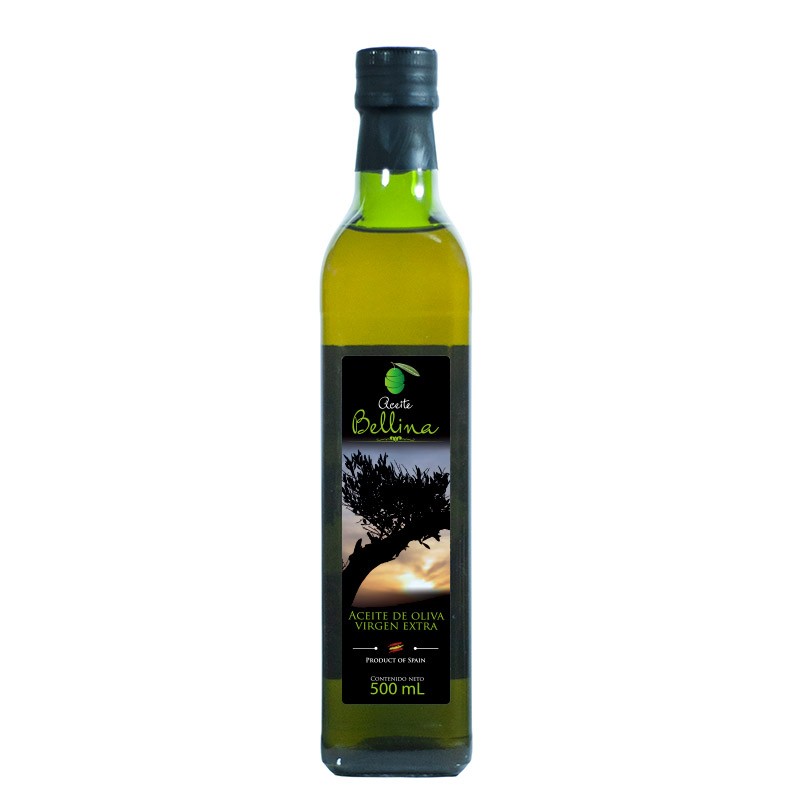 蓓琳娜500ml 特级初榨橄榄油西班牙原瓶原装进口 新老包装随机发货(瓶)
