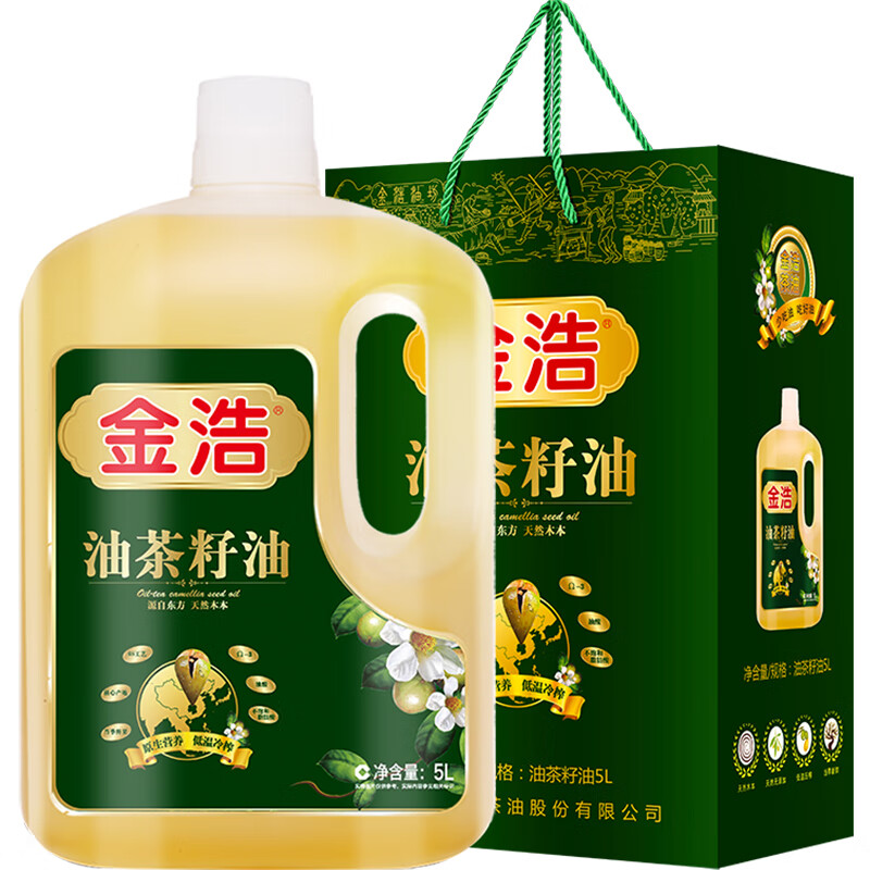 金浩（JINHAO） 山茶油5L 油茶籽油(瓶)