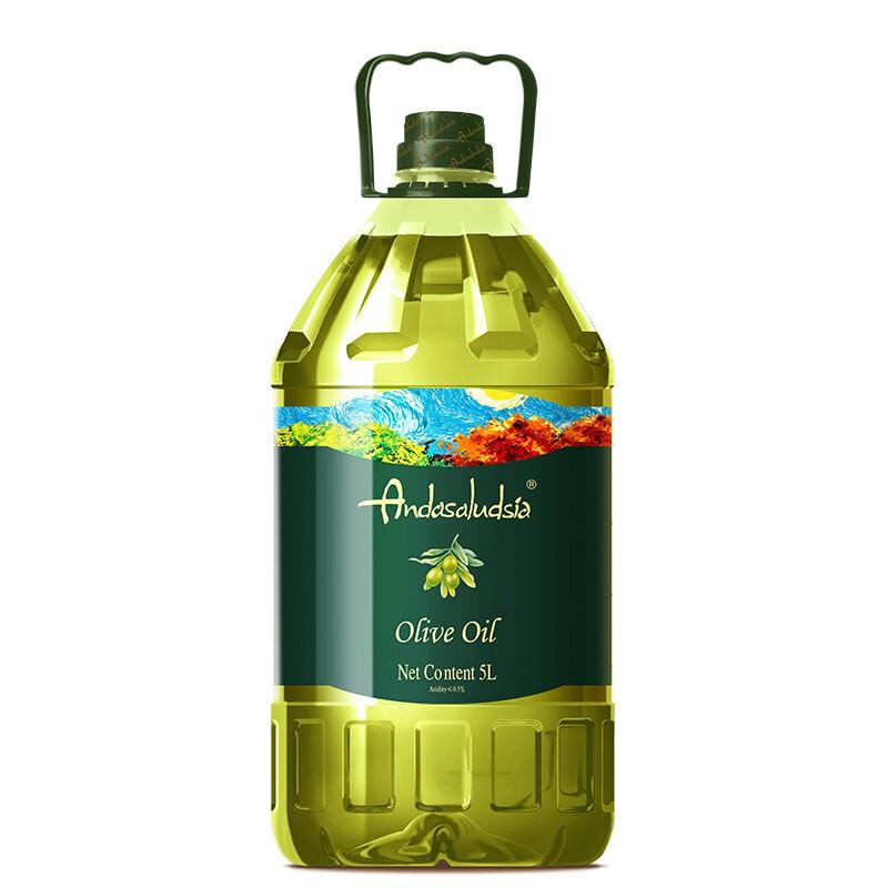 中粮福临门 安达露西 西班牙进口纯正食用橄榄油5L (单位：桶)