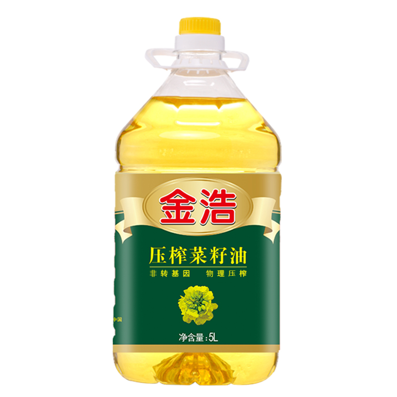 金浩压榨菜籽油 非转基因 物理压榨 5L（单位：桶）