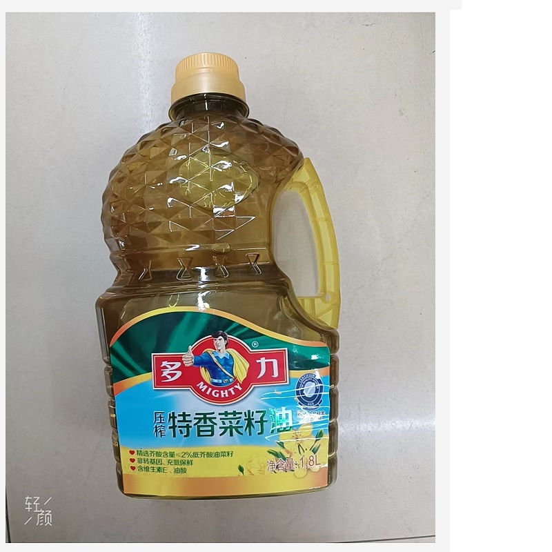 多力1.8L压榨特香菜籽油（瓶）