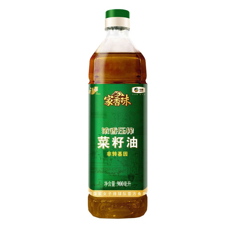 福临门非转基因家香味浓香压榨菜籽油900ml（单位：瓶）