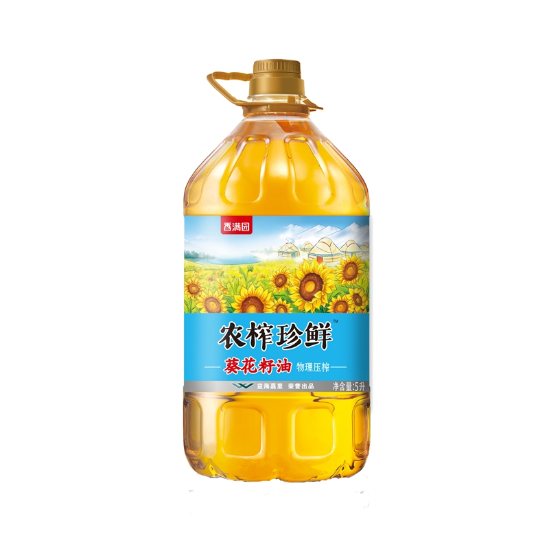 香满园 食用油 农榨珍鲜 醇香菜籽油5L（单位：桶）