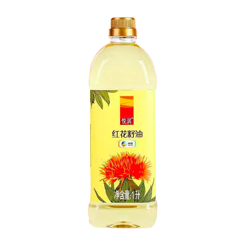 中粮悦润红花籽油1L（单位：瓶）
