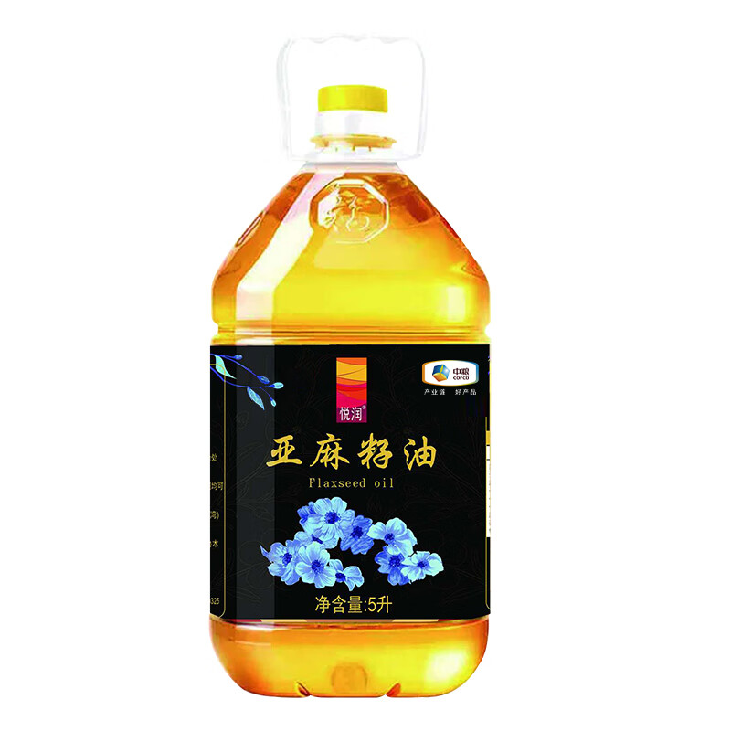 悦润中粮亚麻籽油5L(单位：桶)
