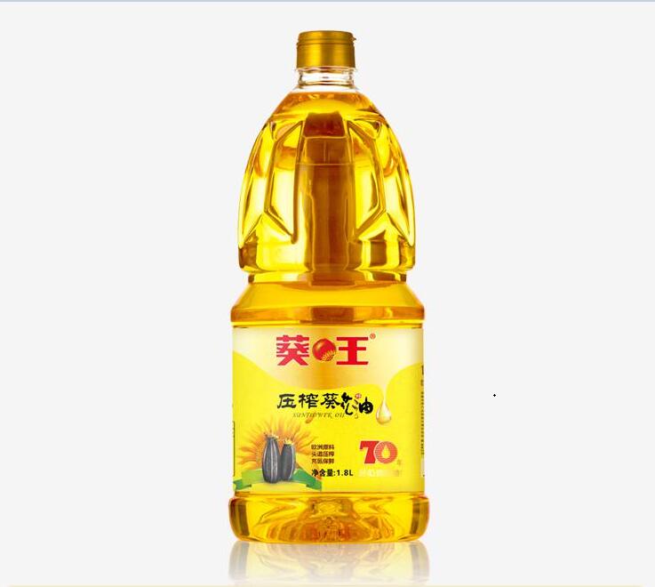 葵王物理压榨葵花籽油1.8L家用瓶装食用油欧洲进口原料（单位：瓶）