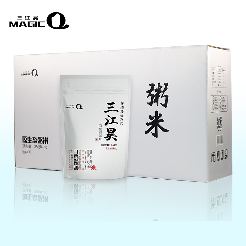 三江昊原生态粥米(充氮铝箔袋)350g*10(盒)