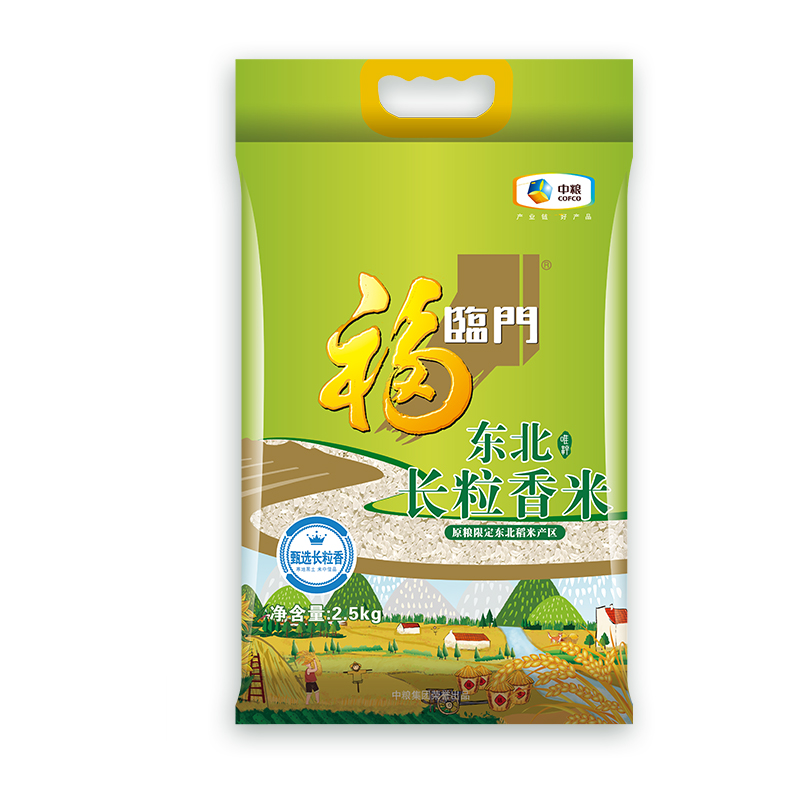 中粮福临门唯粹东北长粒香米2.5kg（袋）