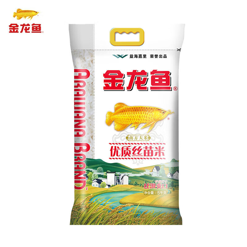 金龙鱼优质丝苗米5kg单位：袋
