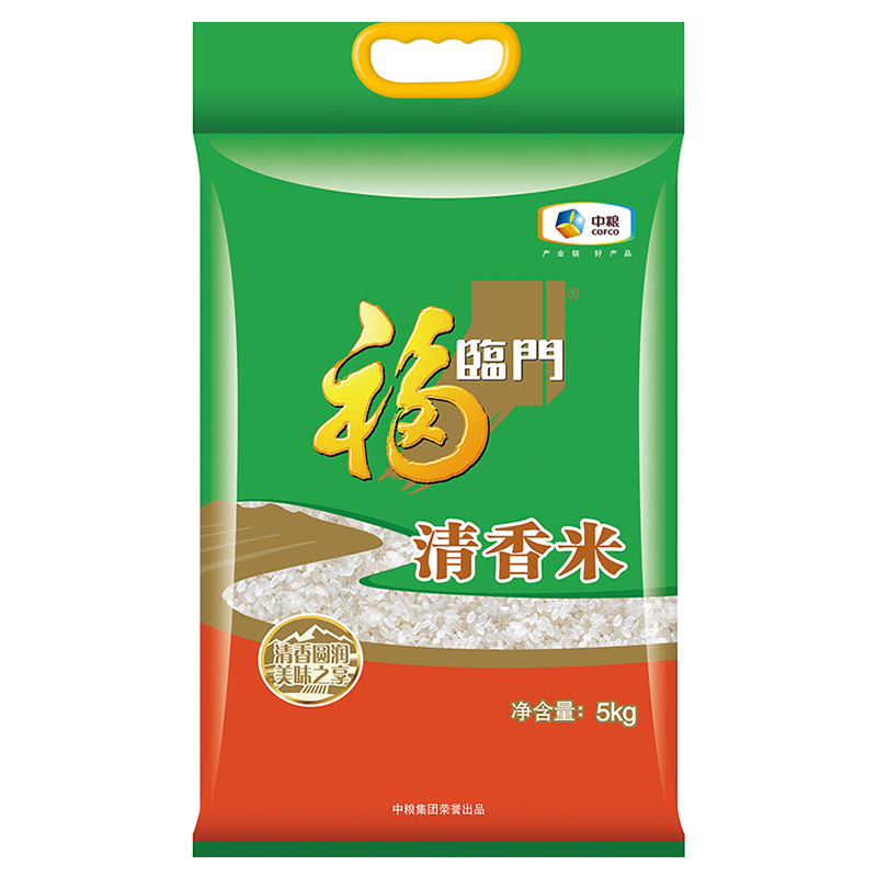 福临门 清香米 苏北大米粳米 5kg（单位：袋）真空包装