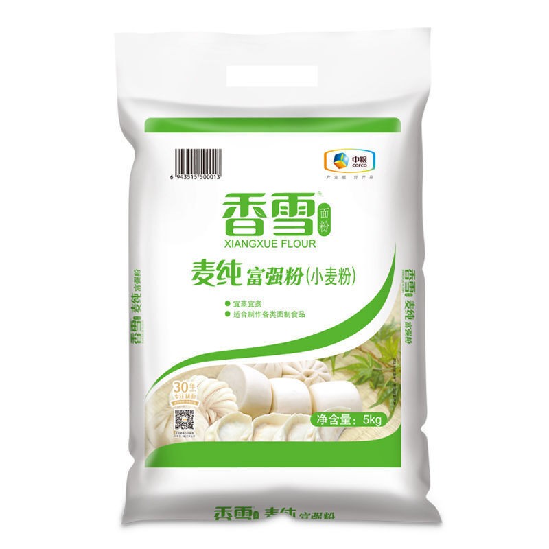 香雪麦纯富强小麦粉5kg（单位：袋）