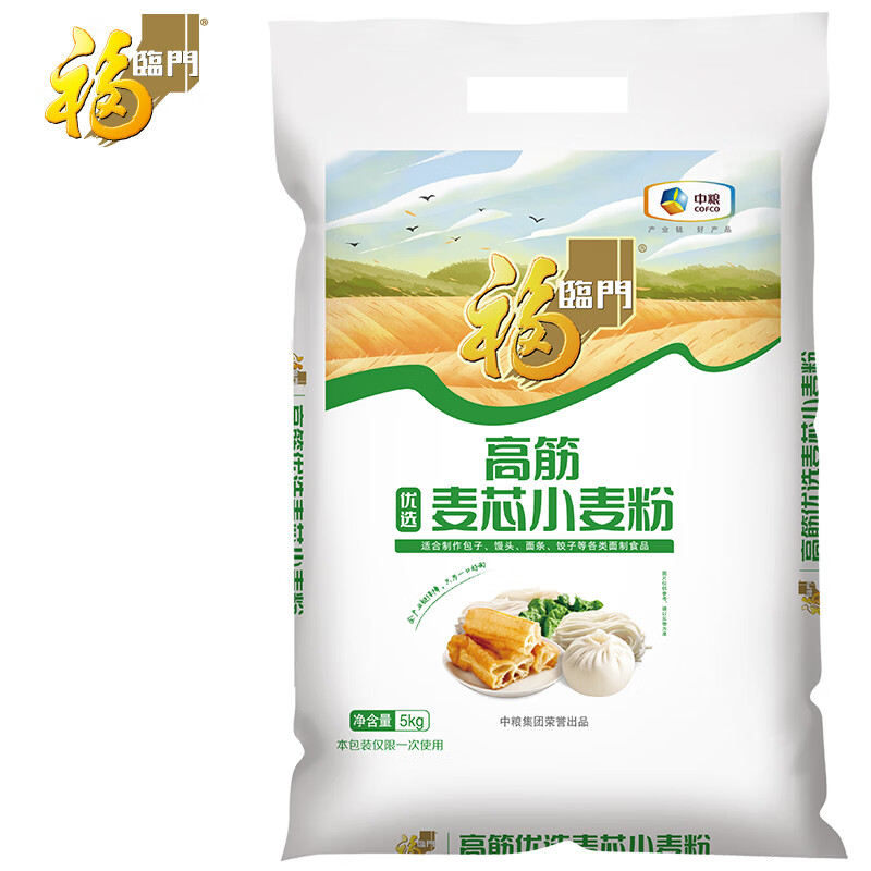 福临门 高筋优选麦芯小麦粉 5kg （袋）