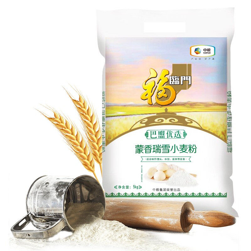 中粮福临门巴盟蒙香瑞雪小麦粉（5kg/袋）（袋）